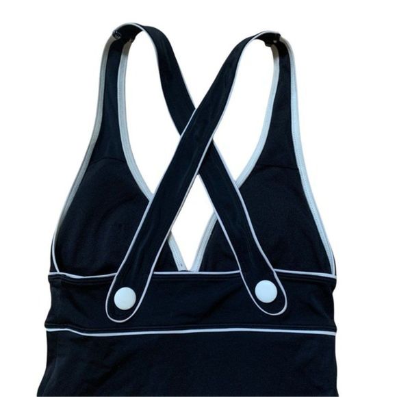 Joe Fresh Black one piece bathing suit size small - Picture 3 of 8